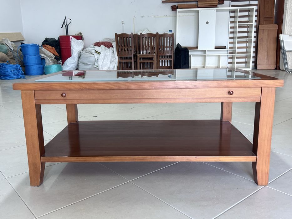 Mesa sala em madeira