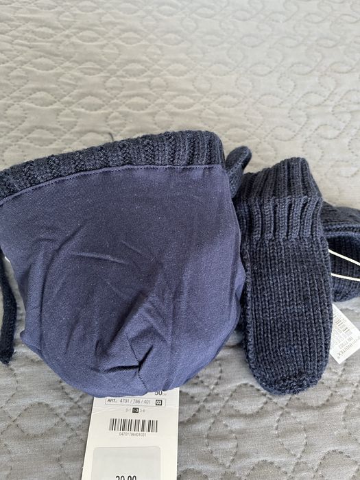 Комплект Zara шапка рукавиці 1-3 р 50 см