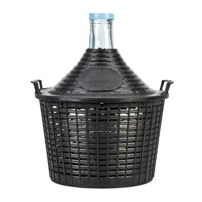 Balon - 10 l - dama galon dymion na wino w koszu