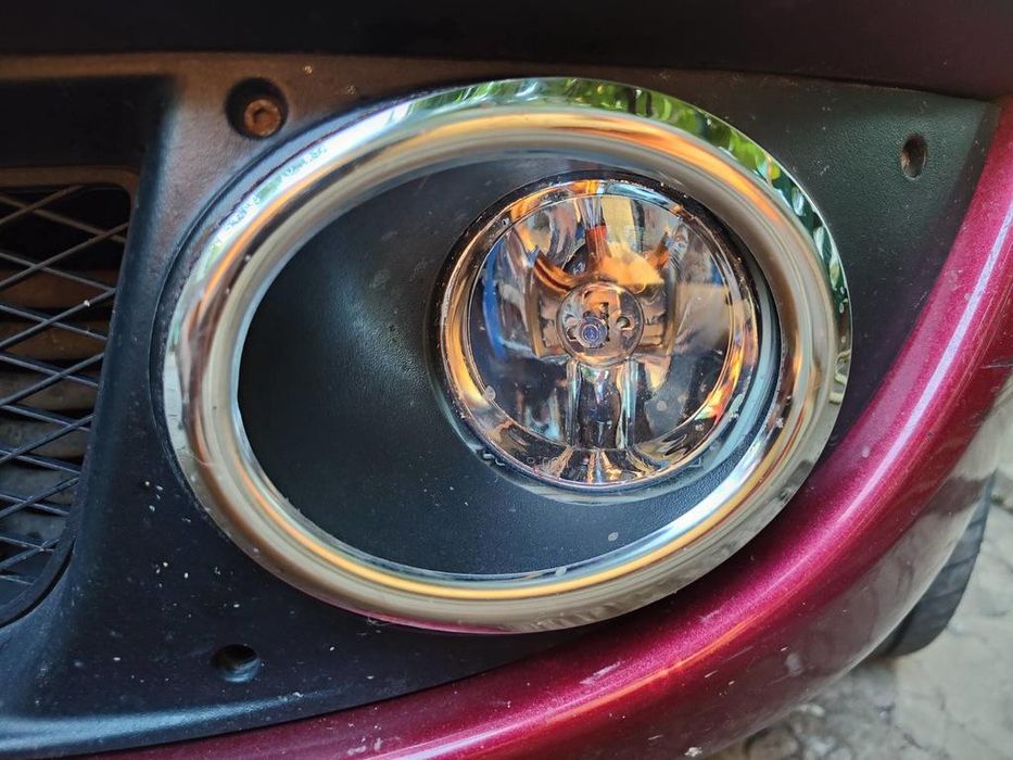 Fiat Doblo 2005-2010 Накладки на противотуманки Carmos