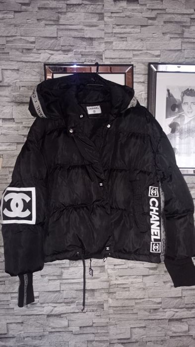 Kurtka xl plus size oversize czarna ciepła zimowa premium damska overs