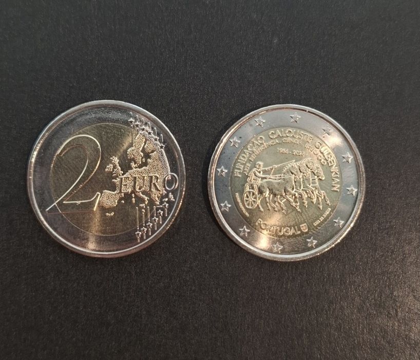 Moeda 2€ Fundação calouste gulbenkian 70 anos