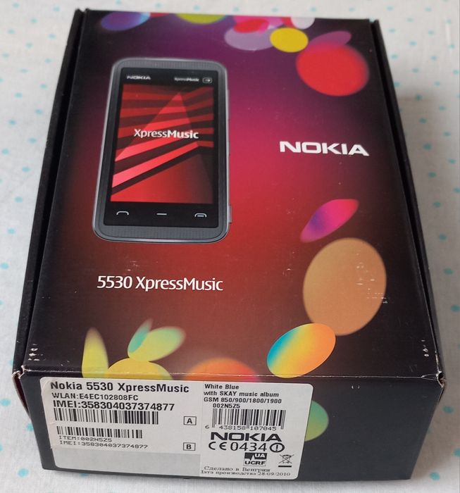 NOKIA 5530  XpressMusic сенсорний телефон
