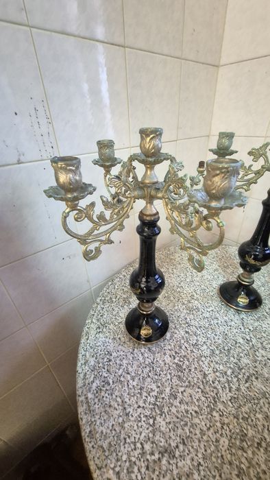 2 castiçais limoges