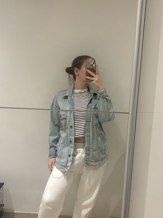 Jeansowa kurtka/katana oversize