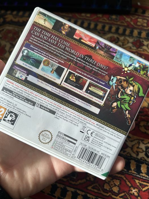 Zelda majoras mask nintendo 3ds