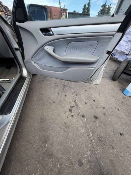 Fotele BMW E46 Sedan szare Boczki Tapicerka siedzenia komplet
