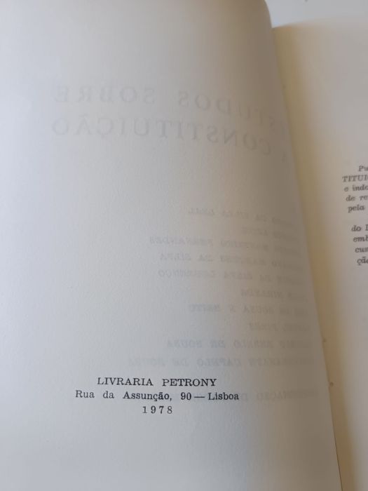 Estudos sobre a constituição