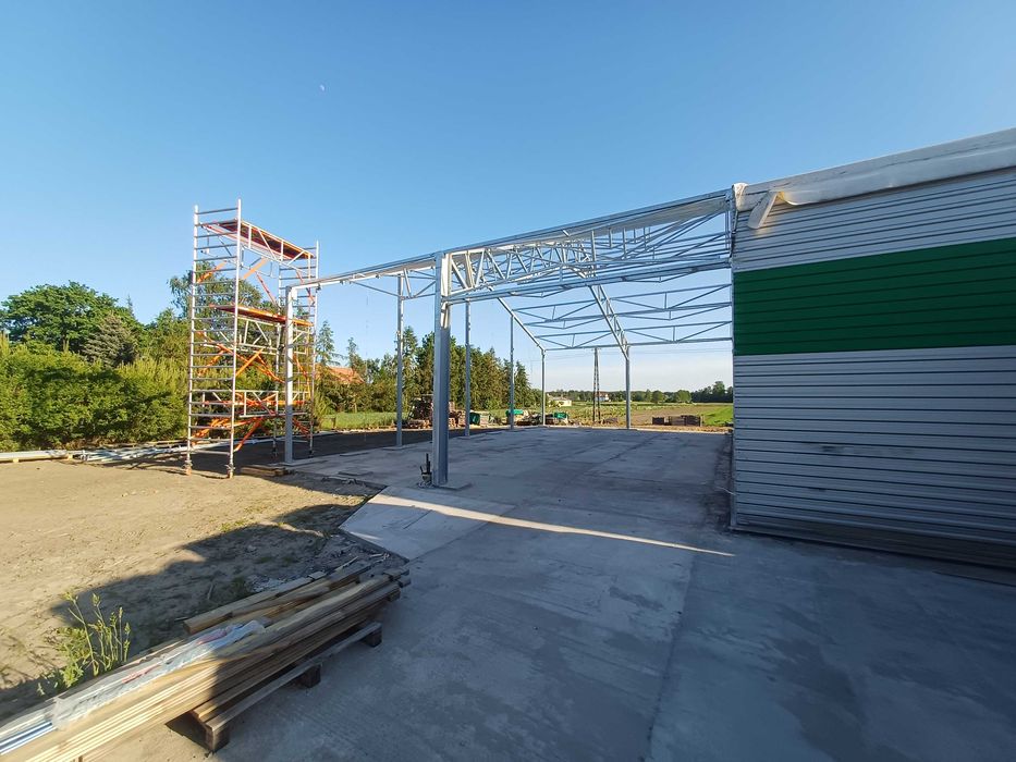 Hala stalowa/magazynowa/produkcyjna 16x35x4 SystemSpaw