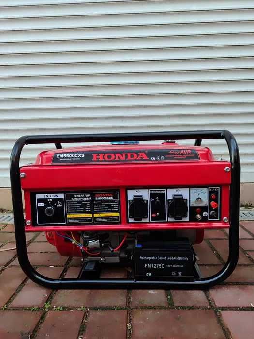 Генератор HONDA | МІДЬ | 5,5 кВт, | Електростартер | Бензин