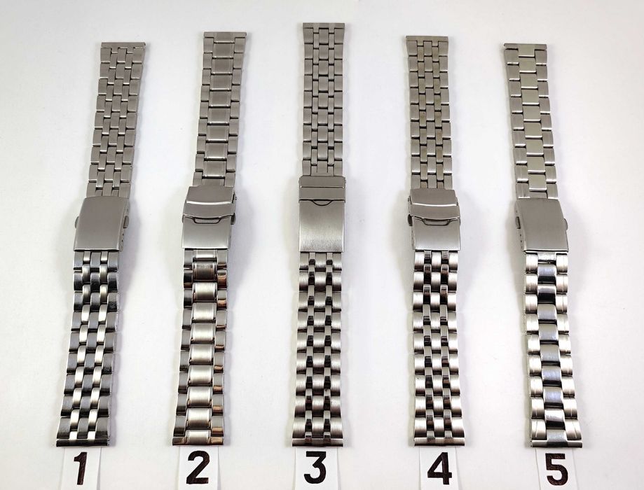 Новые браслеты ремешки для часов с ушками на 20 мм. Нержавеющая сталь.