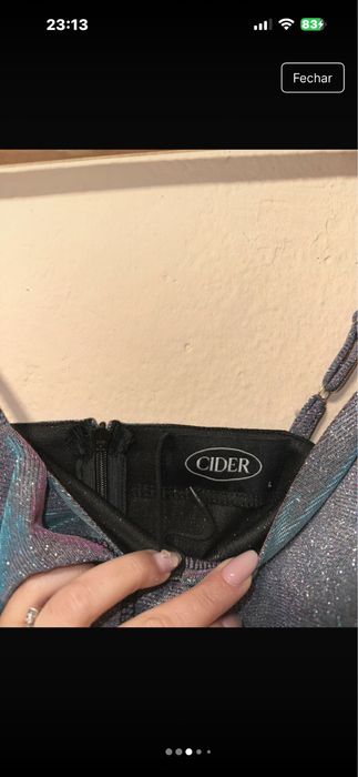 Vestido shop cider brilhante