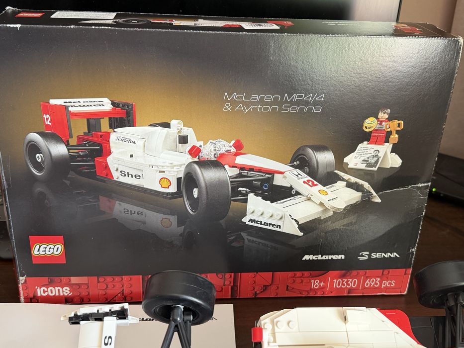 LEGO Icons McLaren MP4/4 i Айртон Сенна (10330) / Lego F1 / Lego Speed Champions