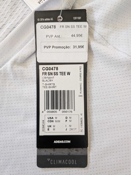 Lote Adidas para Revenda 10 T-Shirts de Corrida Novas com Etiqueta