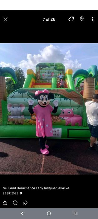 Dmuchańce do wynajęcia,dmuchaniec,miś
