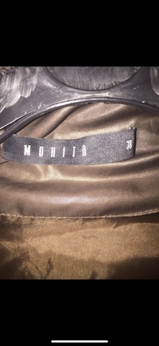 Brązowa czekoladowa kurtka Mohito