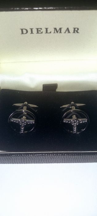 Botões de punho Dielmar NOVOS EM CAIXA