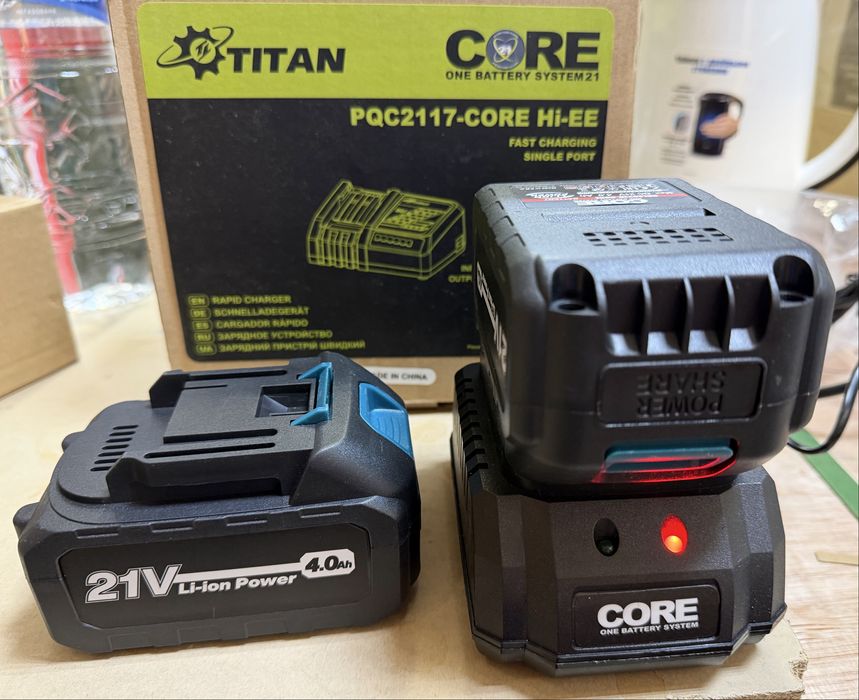 Пила пилка аккумуляторная TITAN PCS1440B-CORE бесщеточная