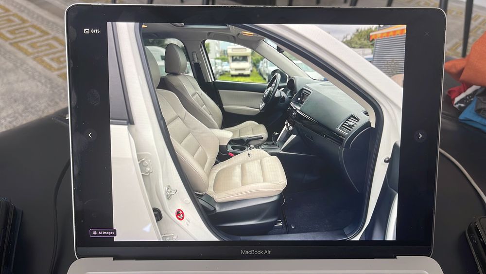 MAZDA CX5 caixa automatico interior couro branco tento PANORAMICO 2013