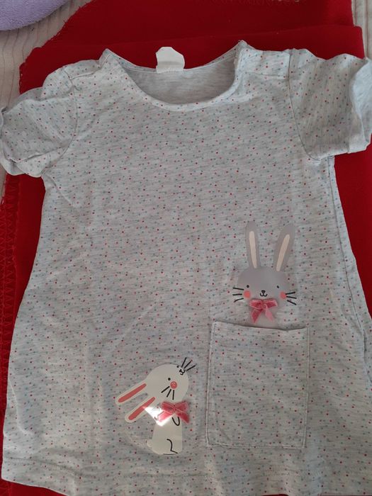 Szara sukienka H&M rozmiar 74- 80 cm