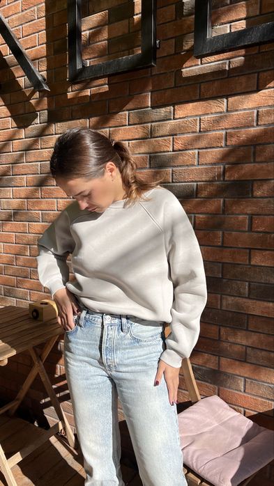 Свитшот, бургунди толстовка, термобелье с длинным рукавом, оверсайз