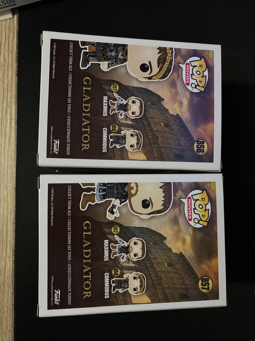 Funko Pop Maximus e Commodus Gladiator