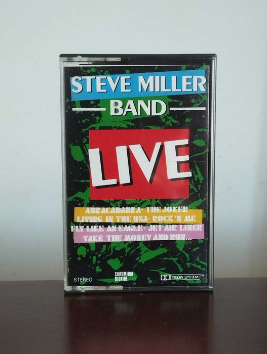 The Steve Miller Band "Live!" Cassete Audio