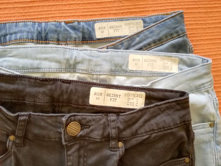 Lote 3 Calças Skinny Fit, 42