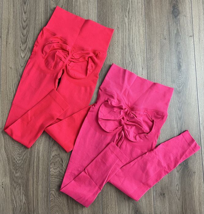 Лосіни з подвійним пушап/лосіни з пушап ефектом/жіночі лосіни/фітнес