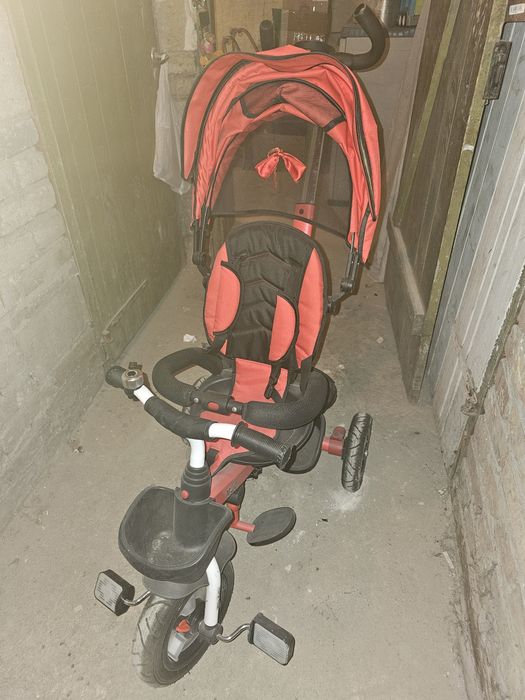Rower  dziecięcy z rączką do pchania