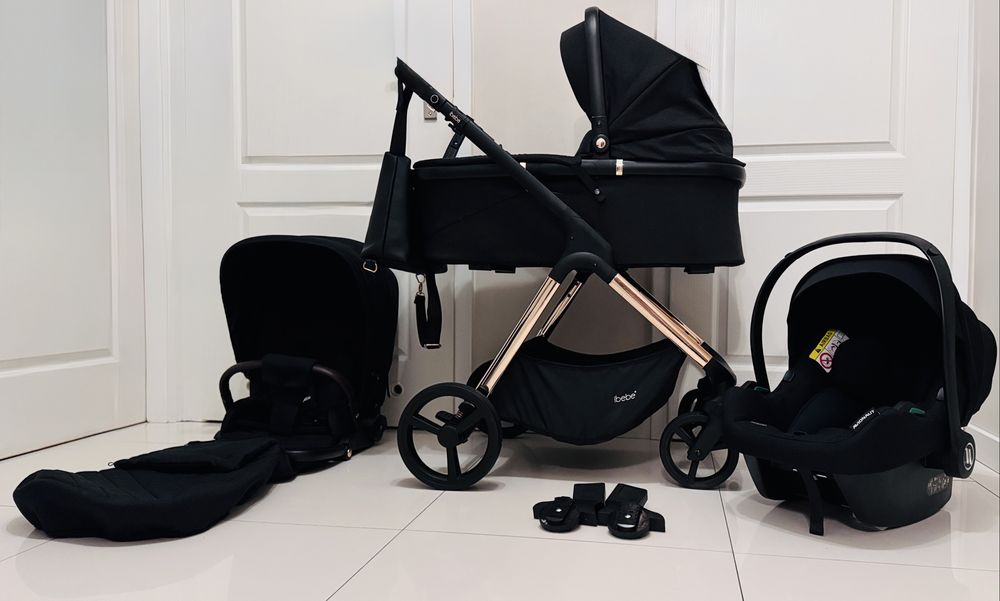 Wózek i bebe Gold 3w1 Stan idealny,nowa spacerówka