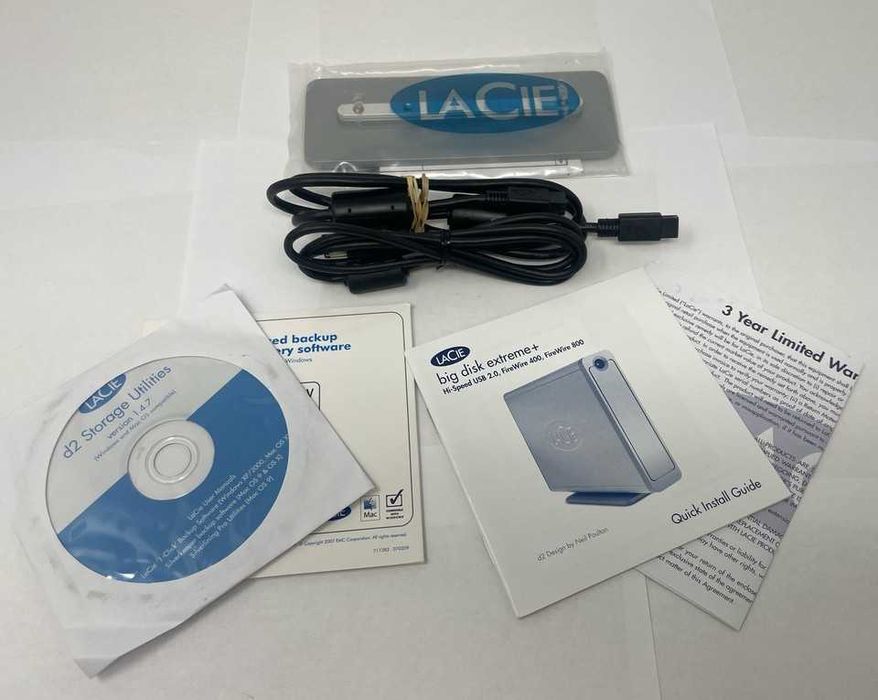 LaCie Ethernet Disk Mini External Hard Drive, 7200 RPM, 320 GB64738687471747121