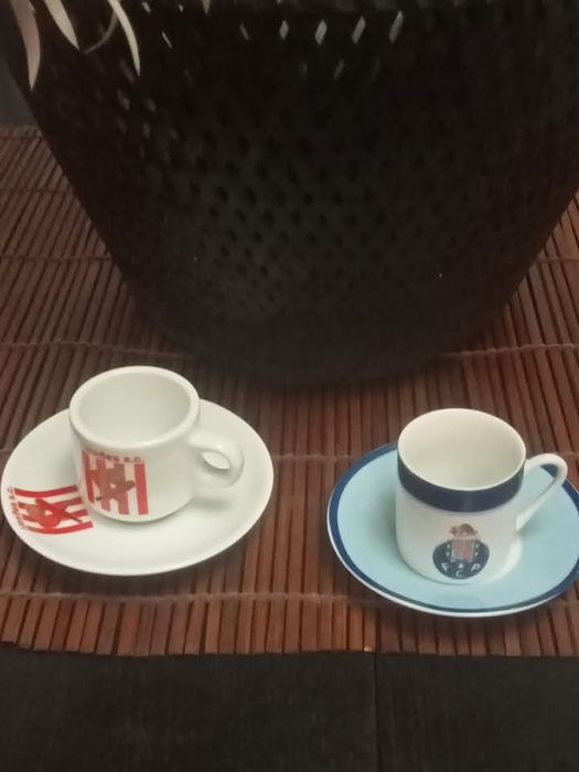 Chávenas de café do F.C.PORTO e LEIXÕES