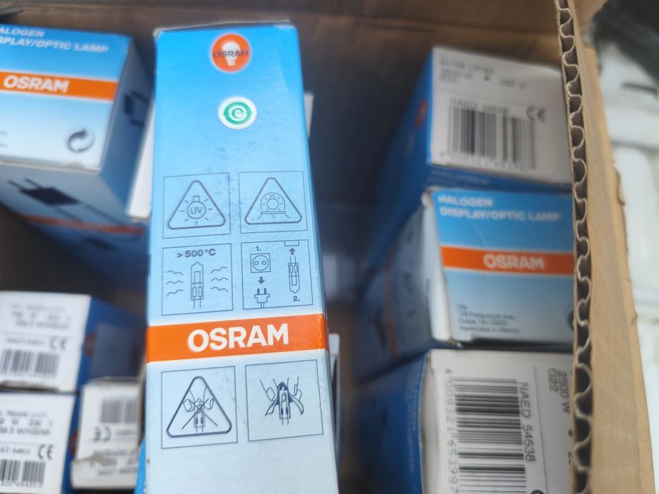 Лампи Осрам Освітлення 64796 CP/91 2500W 230V G22 12X1 OSRAM 4008321653987