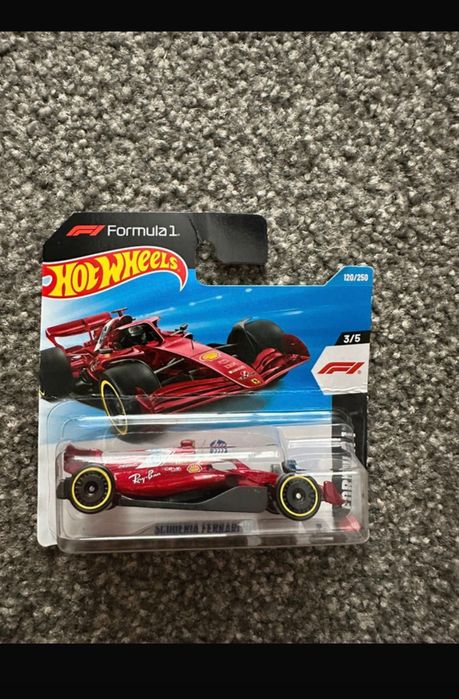 Hot Wheels Scuderia Ferrari HP Formula 1 Car 120/250 F1 Series 3/5 Іграшка машинка