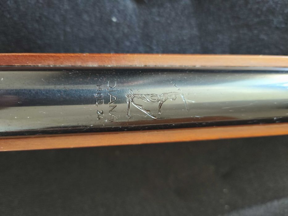 Arma de pressão com saco.