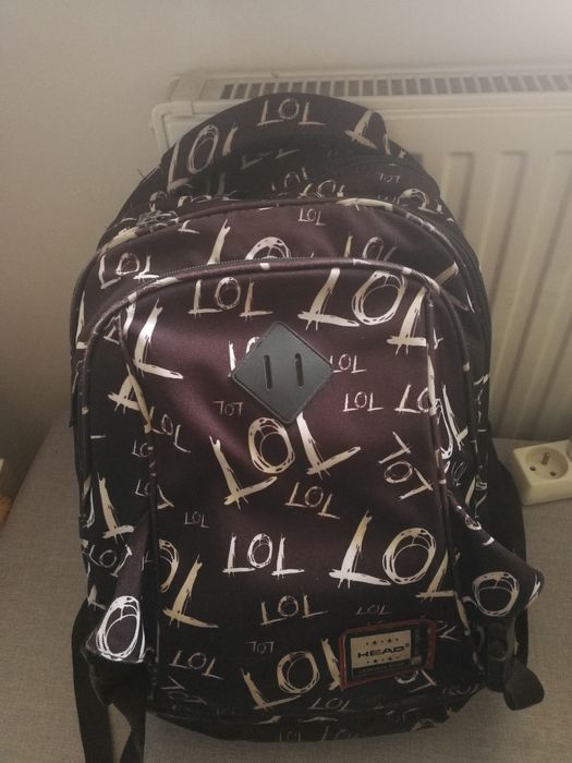 Używany plecak szkolny LOL firmy Head 3 komorowy