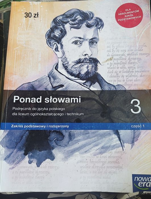 Podręcznik do języka polskiego "Ponad słowami  3" cz. 1