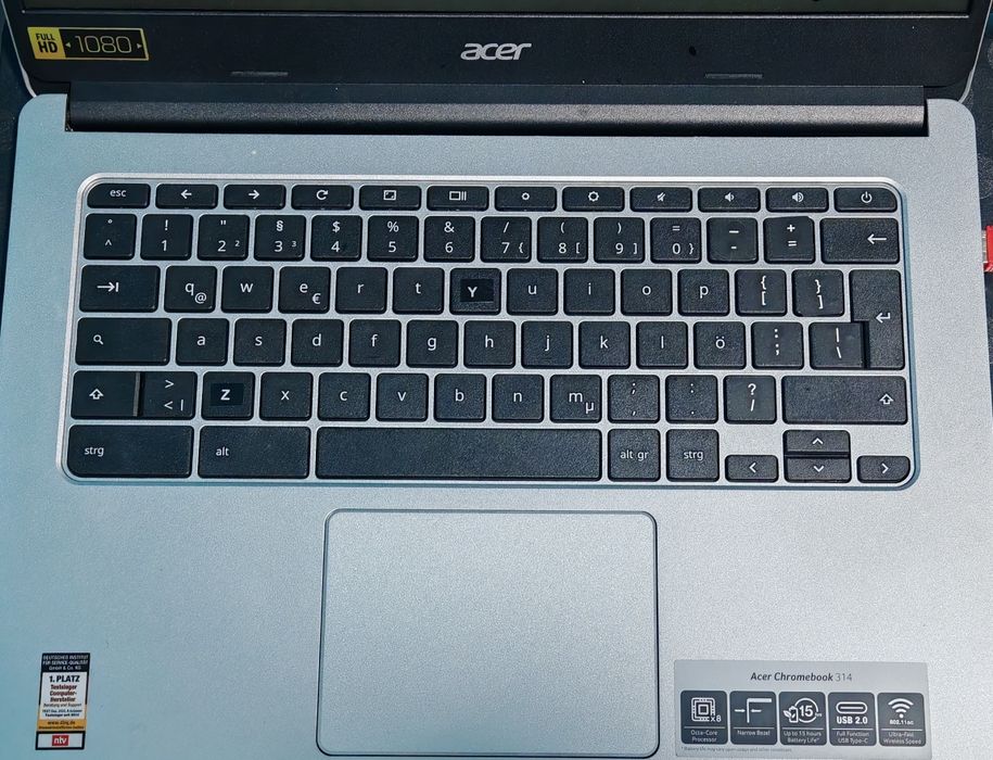 Acer Chromebook 314 srebrny