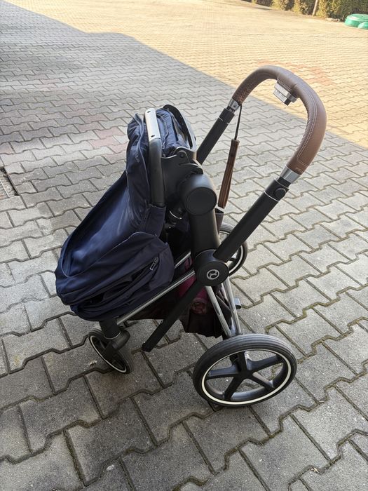 Wozek Cybex platimium Prime Indigo Blue + Gondola Idealny!