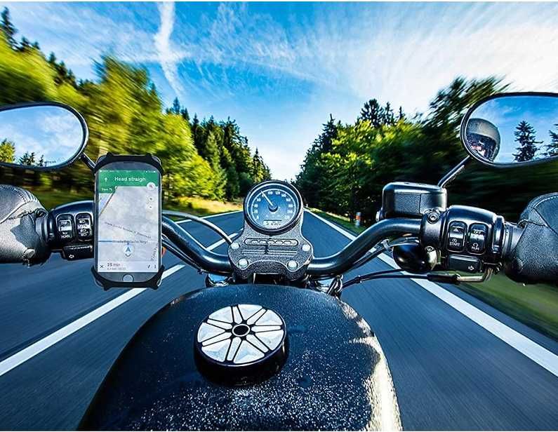 Silikonowy uchwyt na telefon rowerowy HOLDER guma off road quad hulaj
