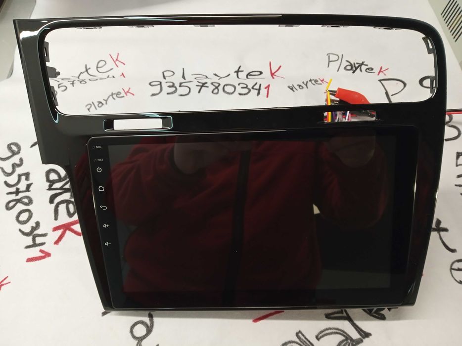 Rádio GOLF 7 - Android 13 – 2 DIN GPS WIFI Preto - Novo Garantia