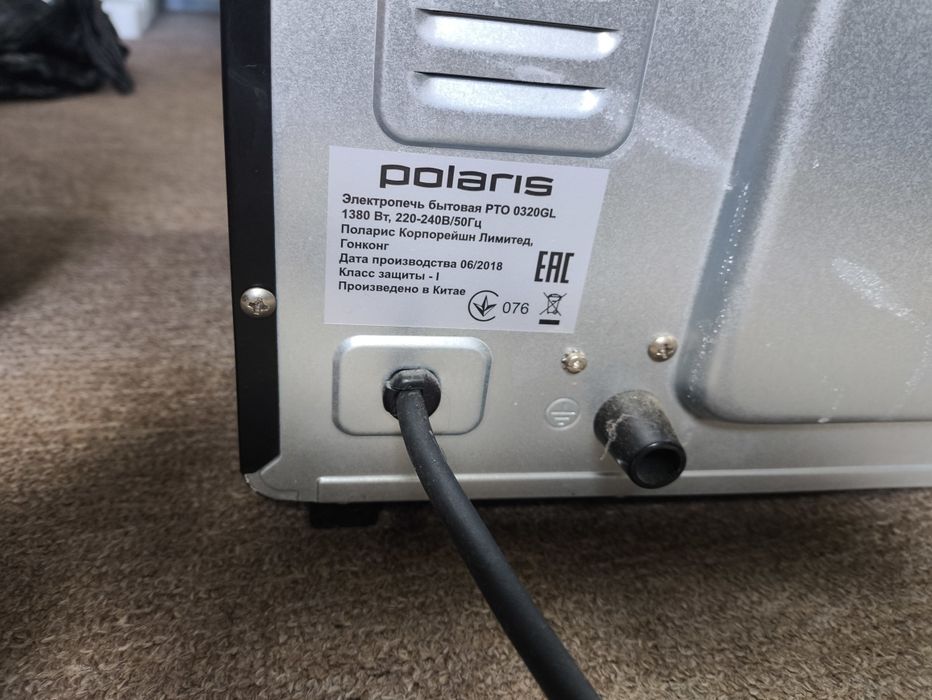 Электропечь POLARIS PTO 0320 GL Б/у