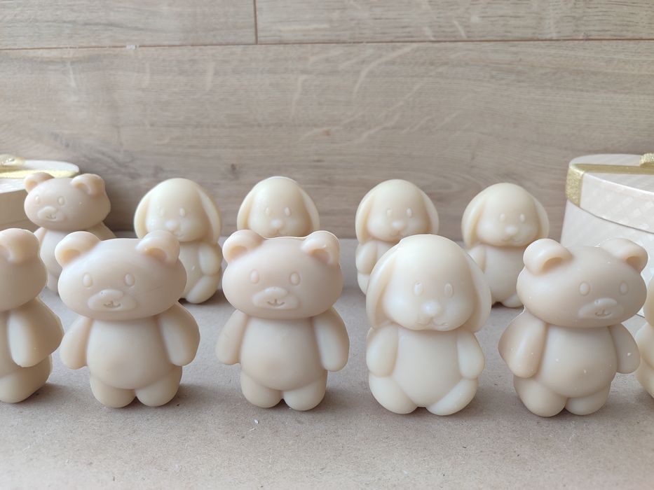 Дитяче натуральне мило “Ведмедик + Зайчик”