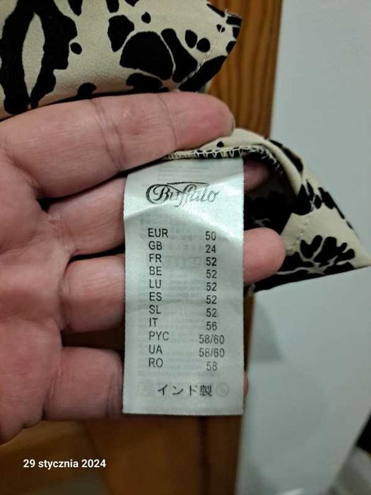 Bluzka imitujące koronkę 50 52 54 BUFFALO
