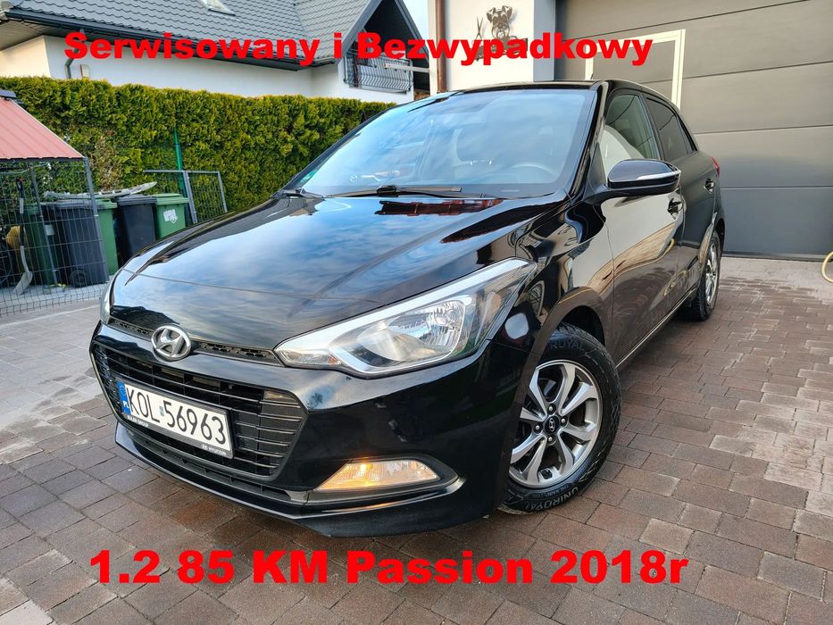 Hyundai i20 Oryginalny Lakier 1,2 85 KM Klima Grzane fotele i kierownica Serwis