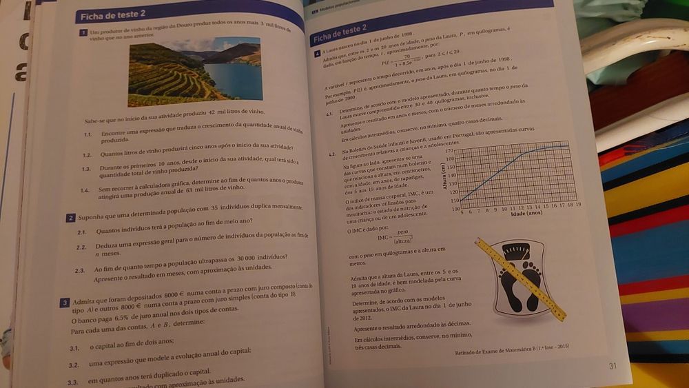 Livros de Fichas 10° e 11° Ano