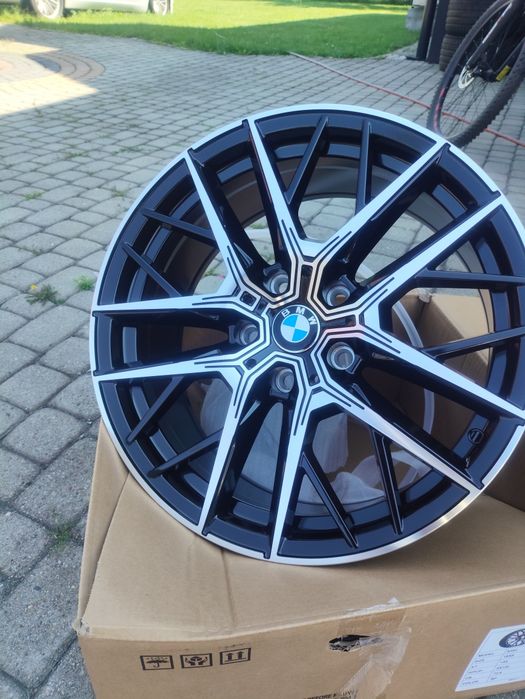 Fabrycznie nowe alufelgi felgi aluminiowe 18 5x120 et45 front polerowany bmw 1 X1 x2 x3 m-pakiet E81 E82 E88 E87 F20 F21  F30 f31 e84 e83 f25 z3 Z4