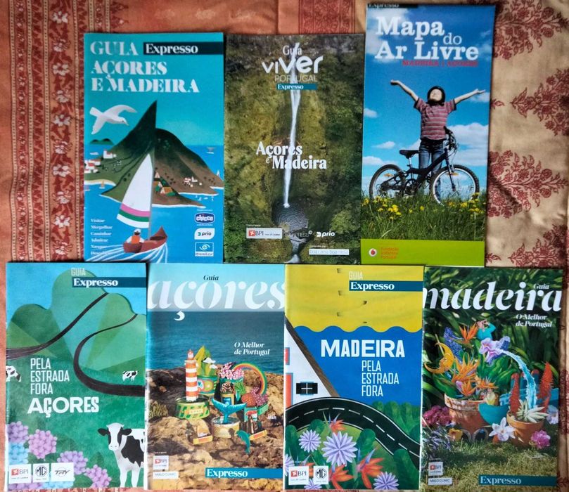 Conjunto de Guias Turísticos Açores e Madeira