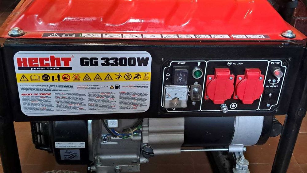 Генератор бензиновий однофазний HECHT GG 3300W
